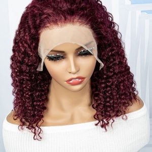 18' Inches Jerry Curl Burgundy