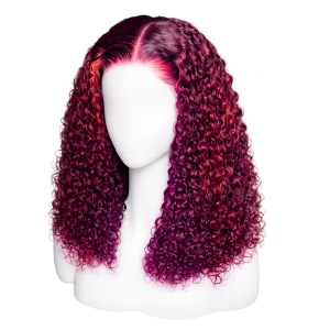 18' Inches Super Double Jerry Curl Burgundy