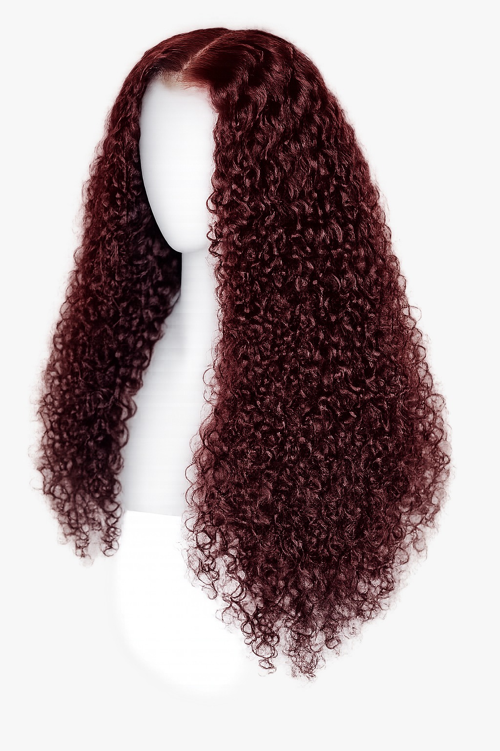 20' Inches Jerry Curl Burgundy
