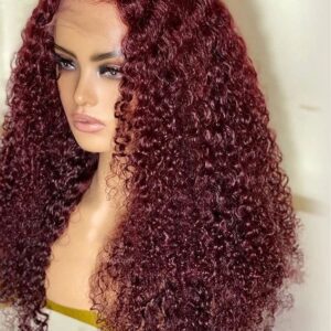 20' Inches Jerry Curl Burgundy