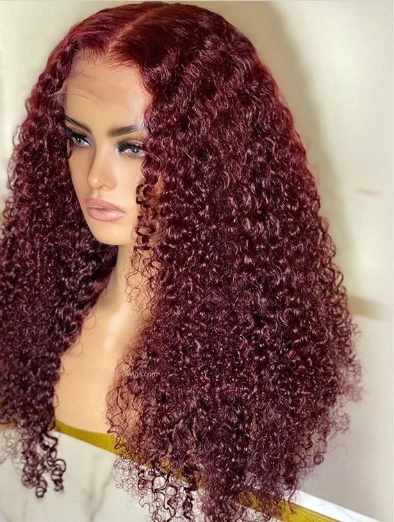 20' Inches Jerry Curl Burgundy