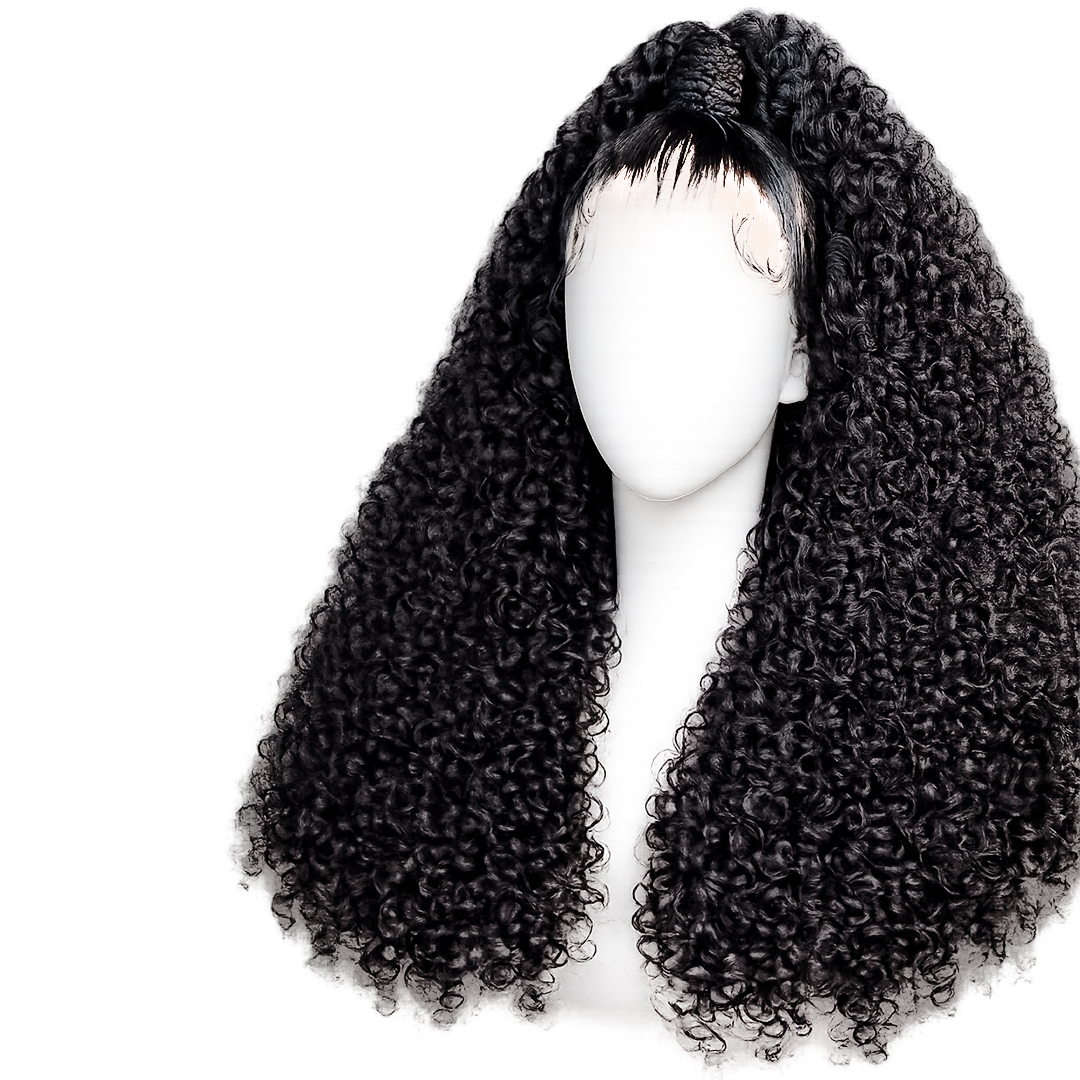 26' Inches Super Double Jerry Curl Black